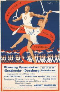 B55 Gymnastiekvereniging Eendracht Uitvoering ter gelegenheid van 10-jarig bestaan, zaterdag bal na Vrijdag 15 en zaterdag 16 december Concertzaal, Doesburg